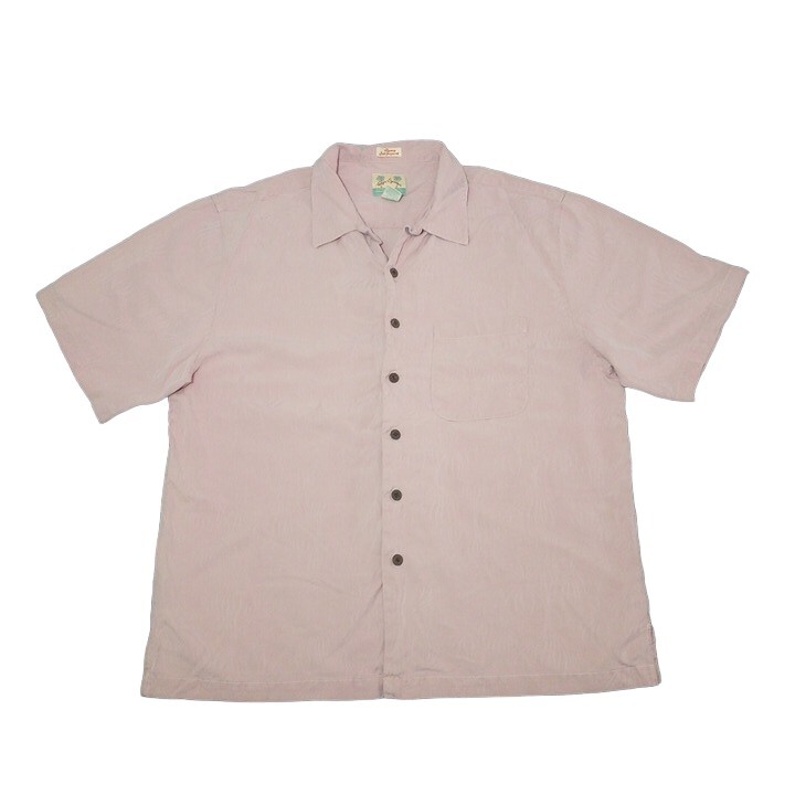 Reyn Spooner, Reyn Spooner Men's XL Shirt Button Up Short Sleeve Vintage 100% Silk