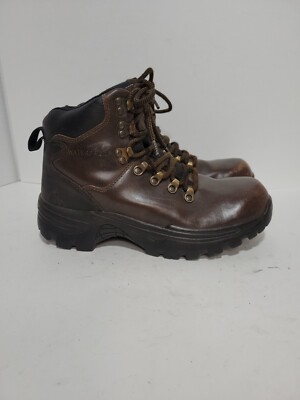 ✅Everest Bob Waterproof Brown Leather Hiking Boots Mens 10 Outdoor Trail Shoes s-l400.jpg main image 3