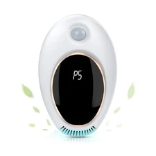 Plug in Air Purifier with Motion Sensor Light for Home, Odor Eliminator Mini ...