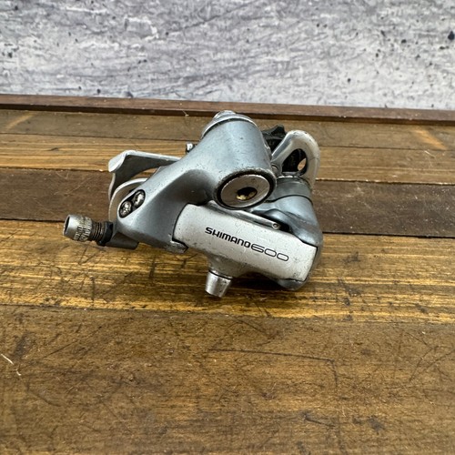 Vintage Shimano 600 RD-6401 Rear Derailleur Tri Color Ultegra 6400 8s