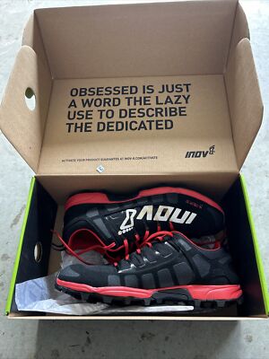 Inov-8 X-Talon 212 Trail Running Shoe, Red/Black Men s 10. Women s 11.5 EU43