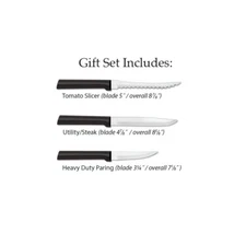 Rada Salad Prep knife deal L/R USA made cutlery Tomato Paring Utility knives 3pc