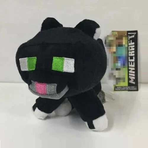 18cm Neue Schwarze Katze Minecraft Plüschtier Gefüllte Weiche Kinder Spielzeug - Bild 5 von 6