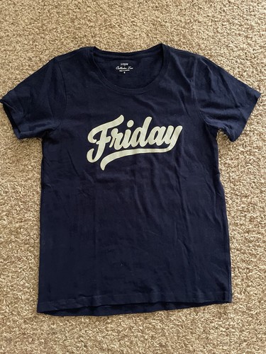 J. Crew Women's "Friday" Collector T Shirt Size Small