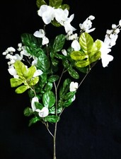 Artificial Branch from Giant White Wisteria Bush, 21"T x Approximately 23"W