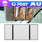 <!--F#f_0-->Car Sun Visor Tri-Fold Mirror Makeup Sun Shade Vanity Cosmetic Folding Mirror<!--F/-->
