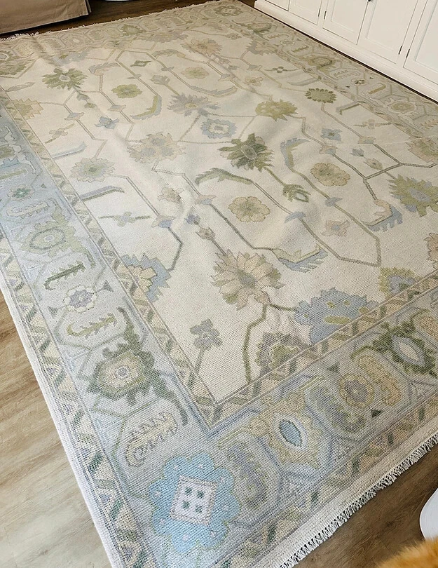 9x12 10x14 12x18 ковры Oushak Enchantment традиционный турецкий узел дизайн ковер - Изображение 2 из 4