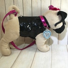 Poochie  Co Plush Pug Purse B3 
