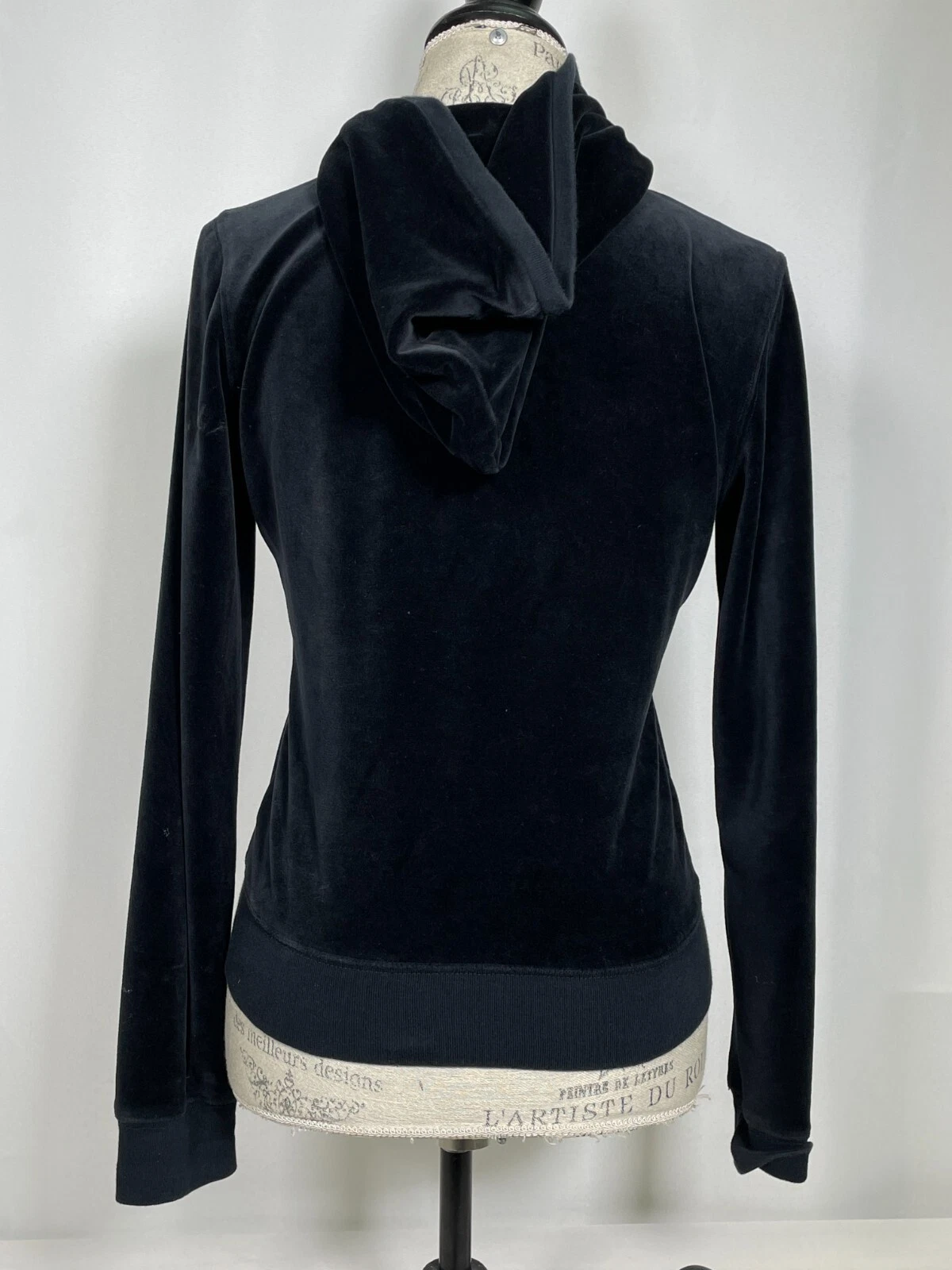 UNDERCOVER Felpa Victoria Secret peluche e velluto lussureggiante con cappuccio zip davanti donna MEDIA