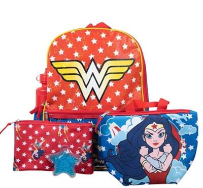 Wonder Woman Piece Backpack School Set