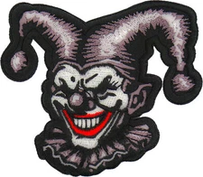 Gray Clown Patch - 4x3.75 inch - P7562