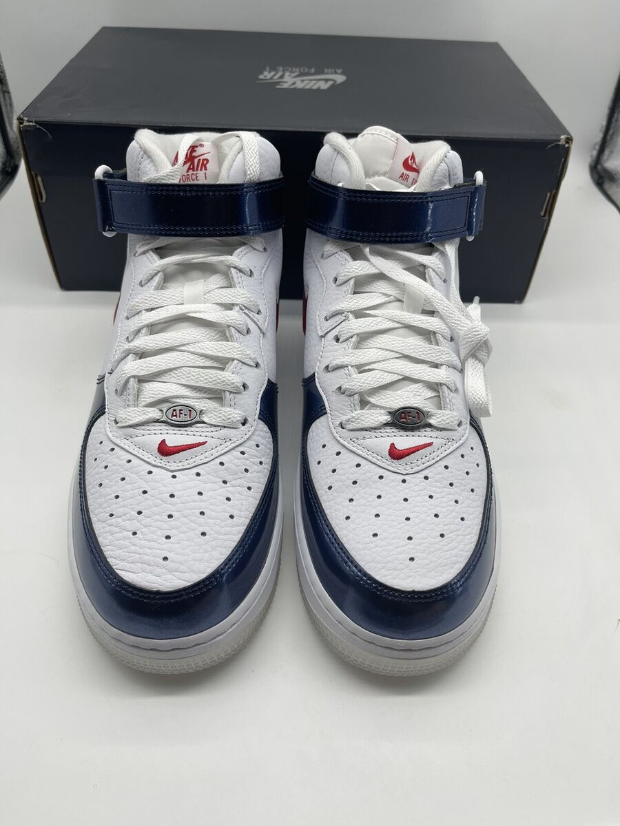 Nike Air Force 1 Mid Independence Day White Red Blue USA Nike Air Force 1 Mid Independence Day White Red Blue USA