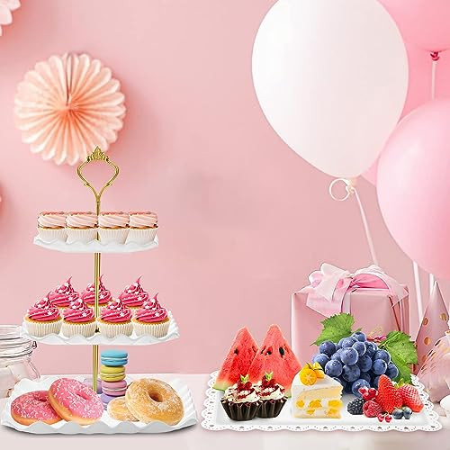 5 Stück Dessert Tisch Display Set - 2 x Cupcake Ständer Halter/Cup Cake Tier - Bild 6 von 7