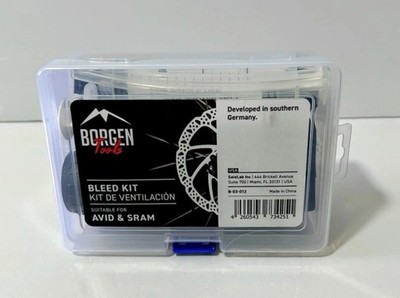 Borgen Bleed kit Compatible with AVID SRAM Hydraulic disc Brakes I Bike Brake...