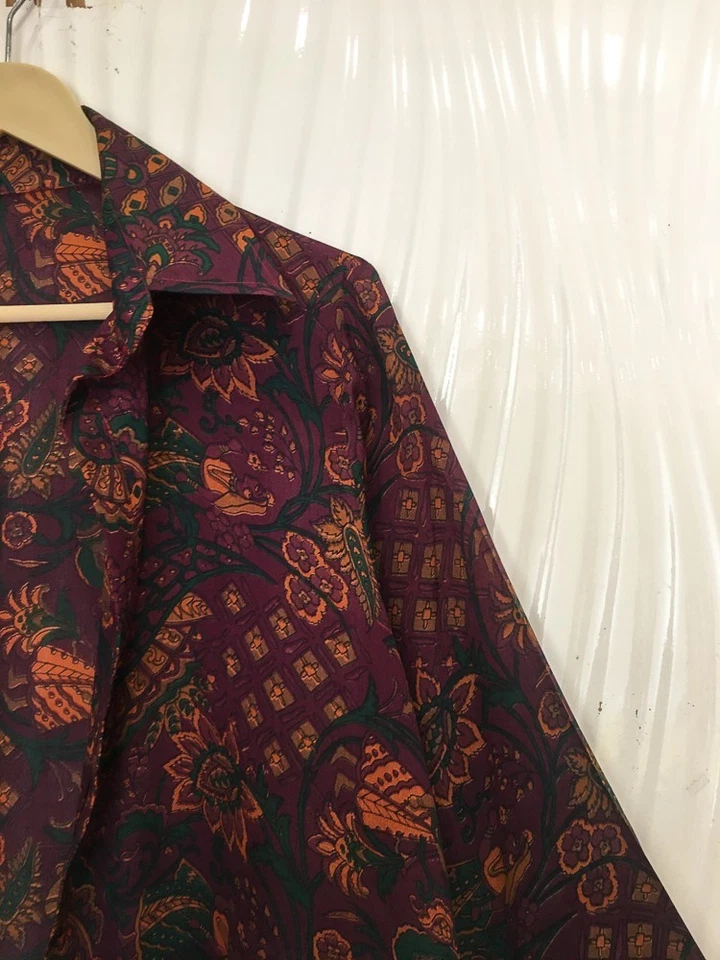 Chaqueta Kimono Larga Capa Con Aberturas Laterales, 100% Gasa Seda Transparente Luz JKO1101 Foto 3 de 4