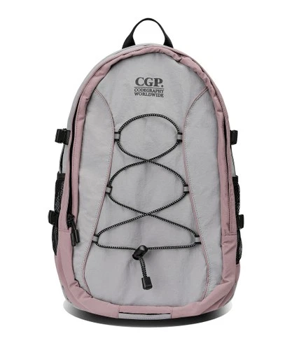 CODEGRAPHY Square Logo String Backpack Gray - product listing photo
