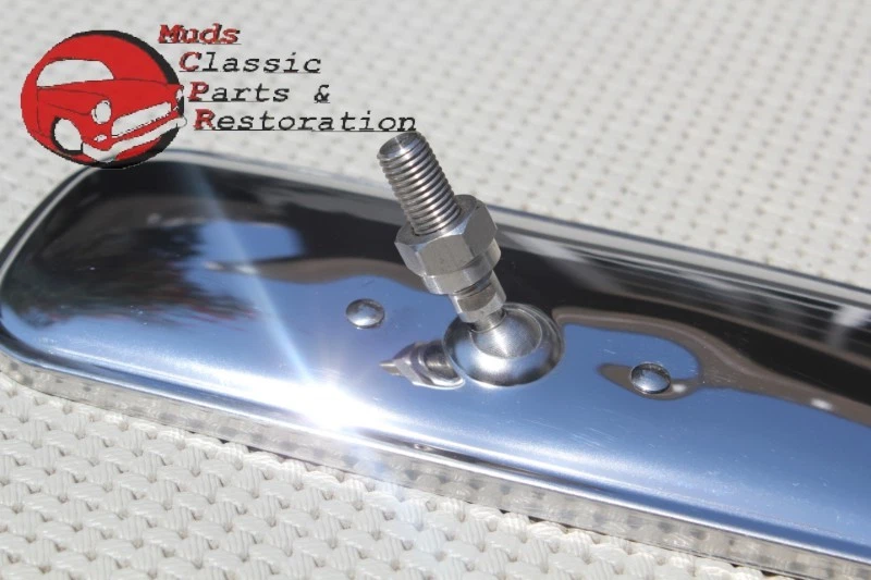 Espejo retrovisor interior cromado personalizado Cadillac Dodge Plymouth Desoto Foto 4 de 4