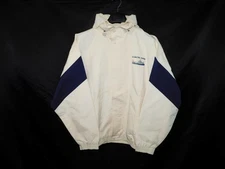 Alaska C/P Arctic Fjord Trawler M Fishing Boat Jacket Outer Banks Ivory Blue Med