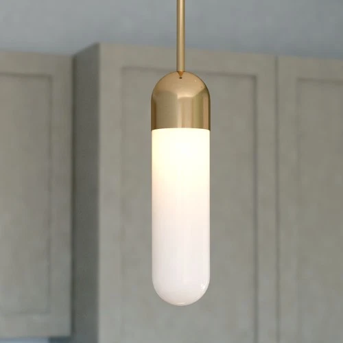 Vaxcel Lighting P0420 5"W Suspension Mini Pendant - Gold - Picture 11 of 11