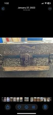 Antique Metal And Wood Chest - Local Pickup Only