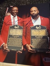 Ray Lankford/Vince Coleman Autographed 8x10 Photo.