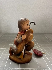 ANRI Ferrandiz Kneeling Boy Devotion Wood Carving Figurine