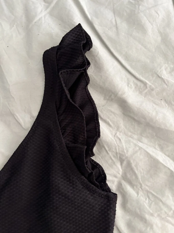 Princesse tam.tam maillot 1 pièce noir volants FR36 femme - Photo 2/4