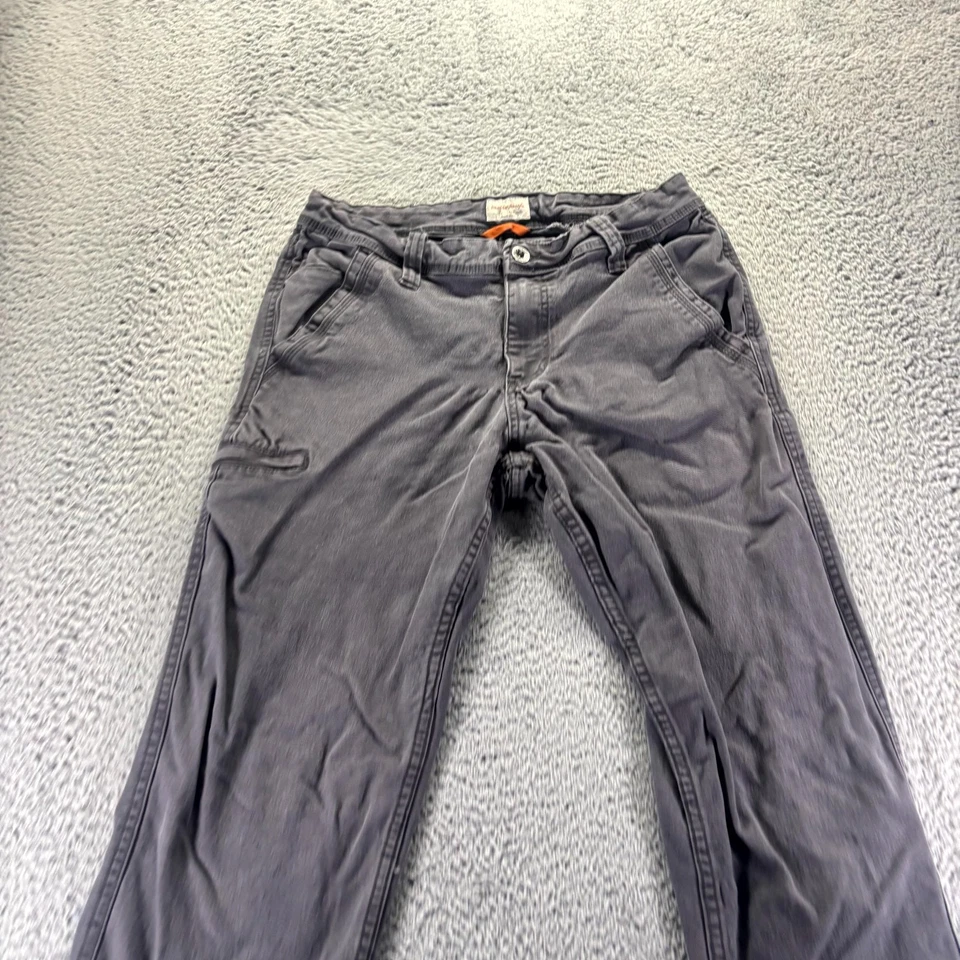 Pantalones de mezclilla vintage resistentes a la intemperie para hombre 32x34 algodón negro calce relajado recto Foto 2 de 4