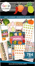 Happy Planner HAPPY & HUNGRY 784 Pieces - BRAND NEW 30 Pages of Stickers