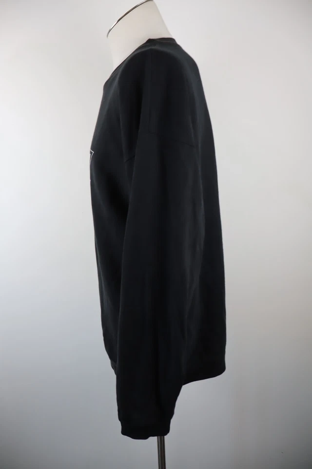 FILA Sweatshirt Homme 2XL Vintage Noir Logo - Photo 4/4