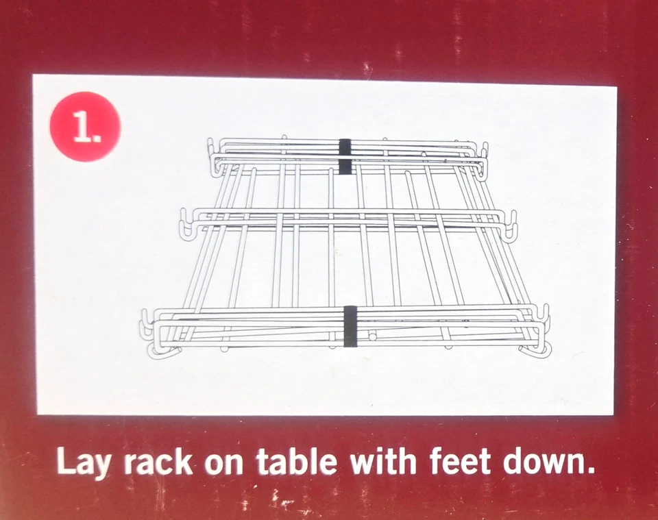 Betty Crocker Estante para Horno de 3 Niveles - Doble Capacidad para Horno, Se Pliega Plano TOTALMENTE NUEVO Foto 4 de 4