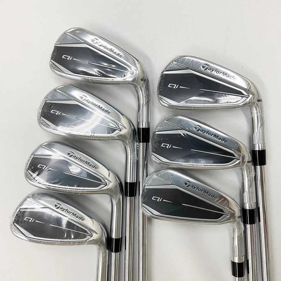 TaylorMade Qi Irons 7 pc Set #5-PW, AW KBS Max MT 85 Steel Stiff *OPEN BOX* 2610 - Image 2 of 4
