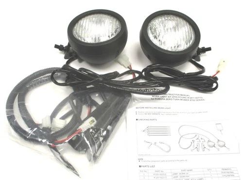 K3811-00710 GENUINE KUBOTA Z700 SERIES ZERO TURN WORK LIGHT KIT