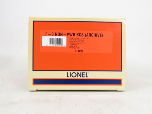 Lionel Trains 6-14500 KCS F-3 AA Powered & Dummy Locomotive, O Gauge - Picture 9 of 10