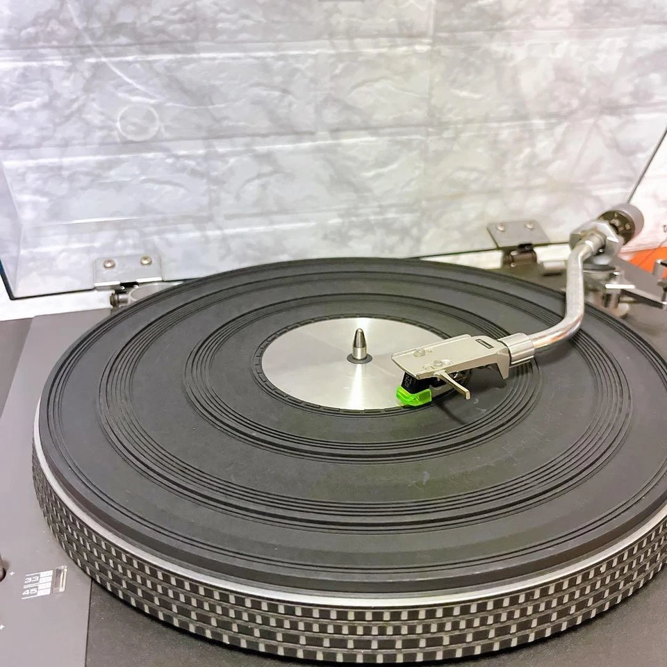 Sansui SR-525 Direct Drive Turntable Record Player Black Vintage Japan Used - Image 3 of 4