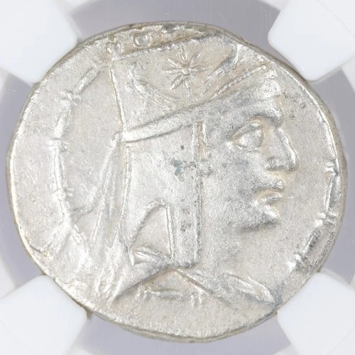 Tigranes II AR Tetradrachm Kings of Armenia 95-56 BC Armenian Silver Coin NGC XF