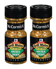 McCormick Grill Mates 25 Less Sodium Montreal Chicken Seasoning 2 Pack