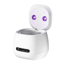 Cordless 45kHz Ultrasonic Retainer Cleaner with UV Sterilization for Denture