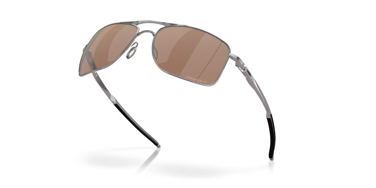 Oakley GAUGE 8 L POLARIZED Sunglasses OO4124-0962 Chrome Frame W