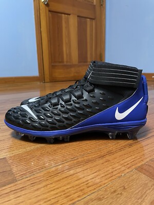 Nike Force Savage Pro 2 Black/Royal Blue Football Cleats 