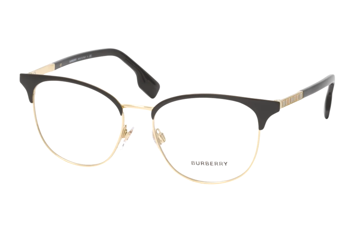 BURBERRYフォーマル160センチ New BURBERRY SOPHIA Reading Glasses B 1355 1109 52-16 Black & Gold
