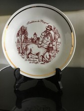 Assiette décorative Traditions du Périgord, chercheur de truffes