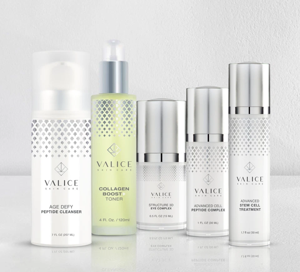 Todo en 1 - Set/paquete de cuidado de la piel antienvejecimiento (suero de péptidos/suero de células madre) Foto 2 de 4