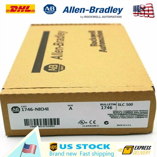 New Factroy Sealed AB 1746NIO4I SLC 500 Analog Output Module 1746-NIO4I