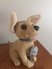 Taco Bell Chihuahua Dog With Microphone 6&rdquo; Stuffed Plush Does Not Sing
