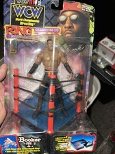 WCW nWo Booker T ToyBiz Ring Fighters 1 Harlem Heat WWE WWF 1999 Black Variant