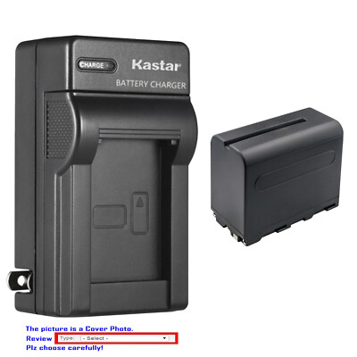 Kastar Battery AC Charger for ProAm USA Iris 7'' On-Camera Monitor
