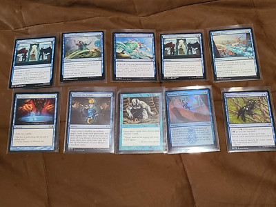 MTG SORCERY x10 (BLUE ONLY-CARD DRAW)Distorted Curiosity/Sift/Witness
