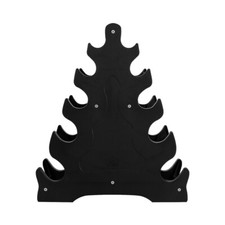 Soporte de Pesas para Mancuernas Gimnasio Negro Soporte Atornillado Fitness