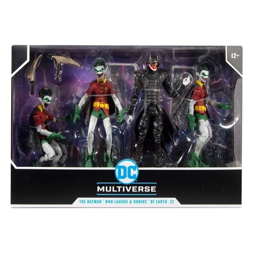 Figurine DC Batman Who Laughs With Robins Of Earth - 18 Cm - McFarlane Toys - Neuf